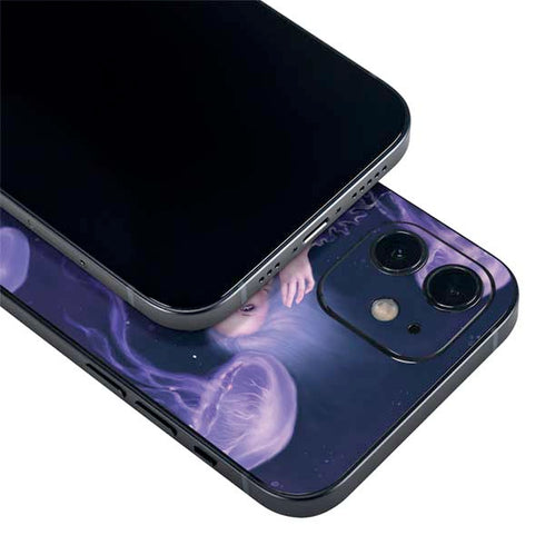 Rachel Anderson Mermaid and Jellyfish iPhone 12 Skin