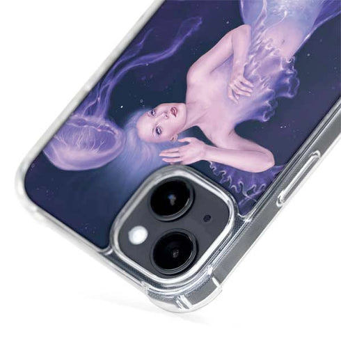 Mermaid and Jellyfish by Rachel Anderson iPhone 15 Plus MagSafe Case