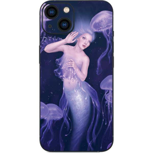 Rachel Anderson Mermaid and Jellyfish iPhone 14 Plus Skin