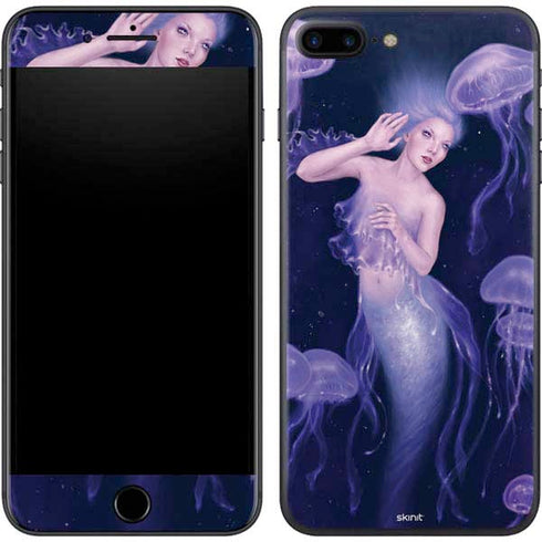 Rachel Anderson Mermaid and Jellyfish iPhone 8 Plus Skin
