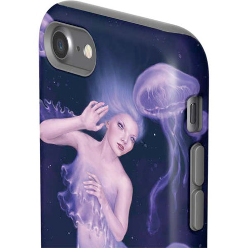 Rachel Anderson Mermaid and Jellyfish iPhone SE (2nd & 3rd Gen) Pro Case