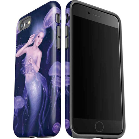 Rachel Anderson Mermaid and Jellyfish iPhone SE (2nd & 3rd Gen) Pro Case