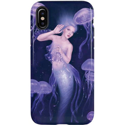 Rachel Anderson Mermaid and Jellyfish iPhone X Pro Case