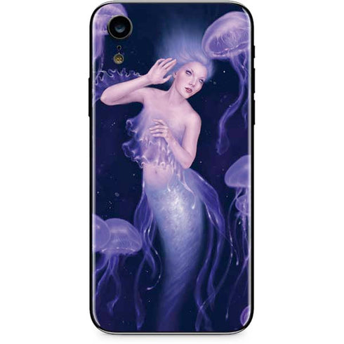 Rachel Anderson Mermaid and Jellyfish iPhone XR Skin