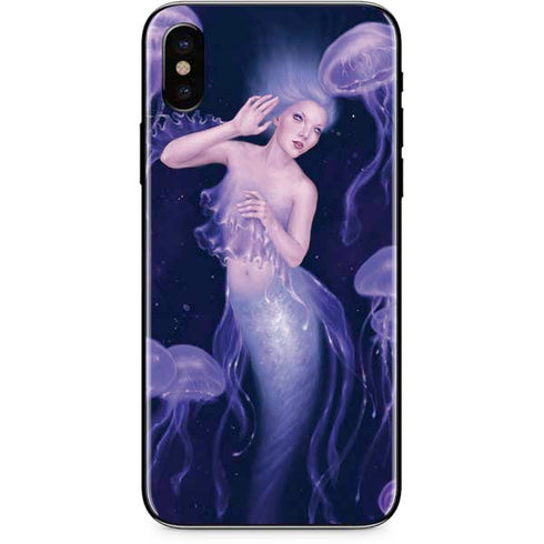 Rachel Anderson Mermaid and Jellyfish iPhone XS Max Skin