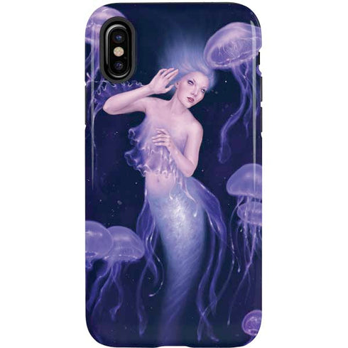 Rachel Anderson Mermaid and Jellyfish iPhone XS Pro Case