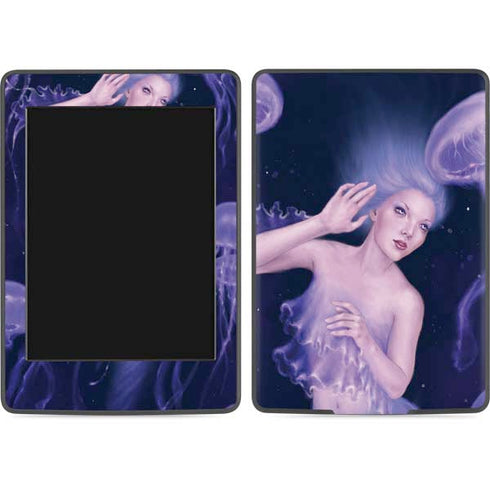 Rachel Anderson Mermaid and Jellyfish Amazon Kindle Skin