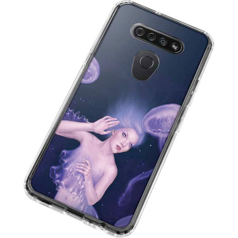 Mermaid and Jellyfish by Rachel Anderson LG K51/Q51 Clear Case
