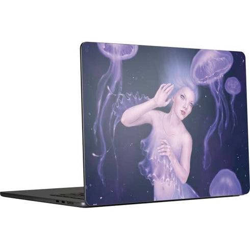 Rachel Anderson Mermaid and Jellyfish MacBook Air 15 in (2023) Skin