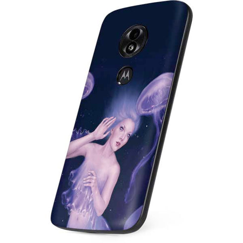 Rachel Anderson Mermaid and Jellyfish Moto E5 Play Skin