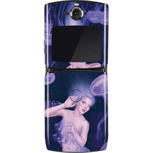 Rachel Anderson Mermaid and Jellyfish Motorola RAZR Skin