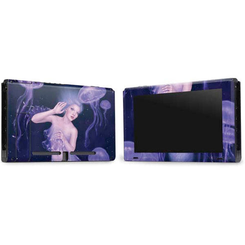 Rachel Anderson Mermaid and Jellyfish Nintendo Switch Bundle Skin