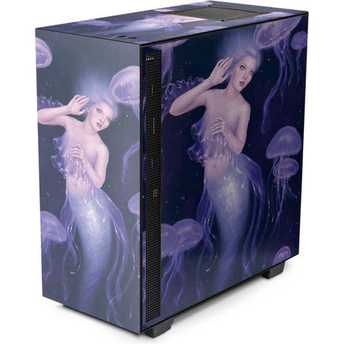 Rachel Anderson Mermaid and Jellyfish NZXT H510 Compact ATX Mid-Tower Case Skin