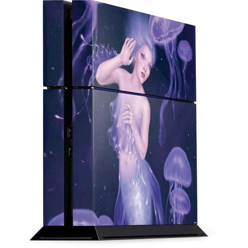 Rachel Anderson Mermaid and Jellyfish PS4 Console Skin