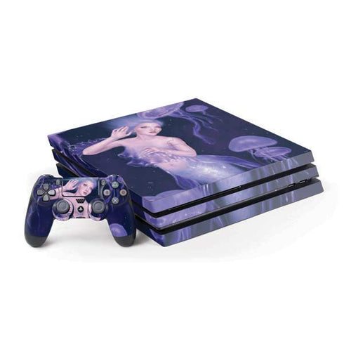 Rachel Anderson Mermaid and Jellyfish PS4 Pro Bundle Skin