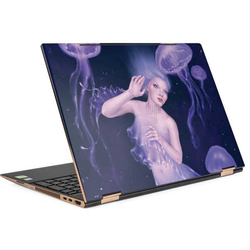 Rachel Anderson Mermaid and Jellyfish HP Spectre Skin
