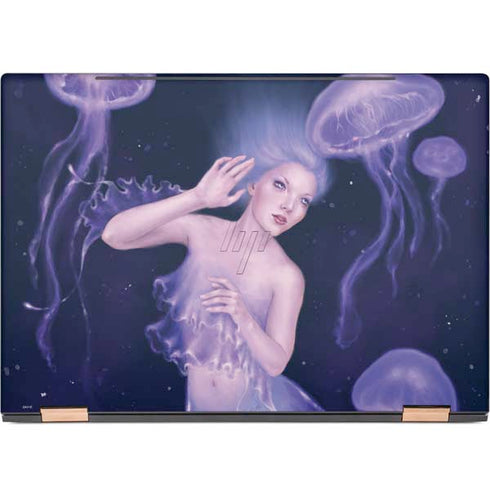 Rachel Anderson Mermaid and Jellyfish HP Spectre Skin