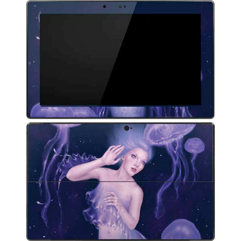Rachel Anderson Mermaid and Jellyfish Surface Pro Tablet Skin
