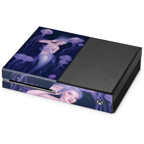 Rachel Anderson Mermaid and Jellyfish Xbox One Console Skin