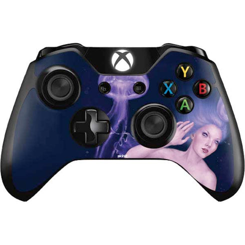 Rachel Anderson Mermaid and Jellyfish Xbox One Controller Skin