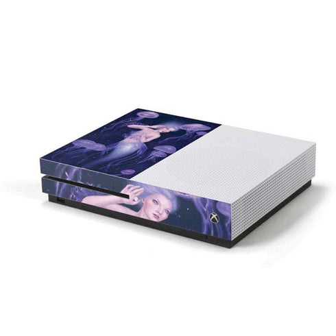 Rachel Anderson Mermaid and Jellyfish Xbox One S Console Skin