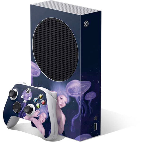 Mermaid and Jellyfish by Rachel Anderson Xbox Series S Skins