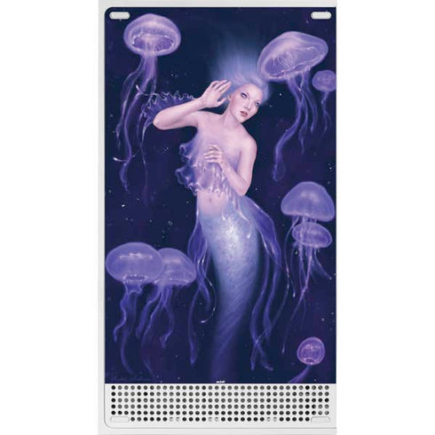 Rachel Anderson Mermaid and Jellyfish Xbox Series S Console Skin
