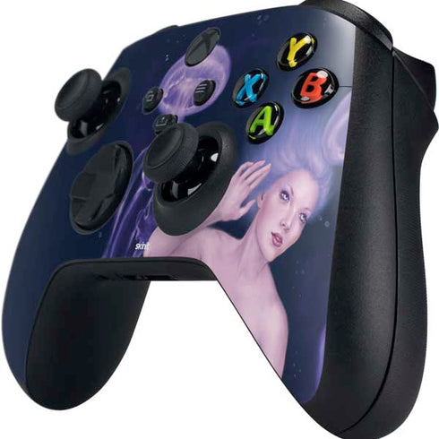 Rachel Anderson Mermaid and Jellyfish Xbox Series X Controller Skin