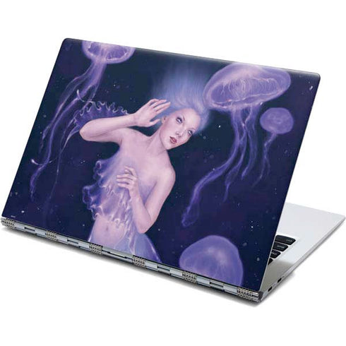 Rachel Anderson Mermaid and Jellyfish Yoga 910 2-in-1 14in Touch-Screen Skin