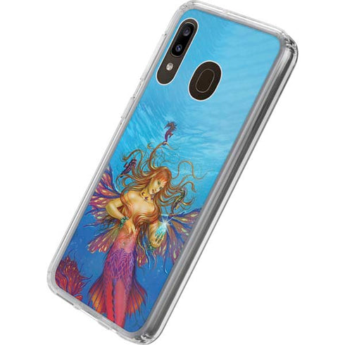 Ed Beard Jr. Mermaid Water Fairy Galaxy A20 Clear Case