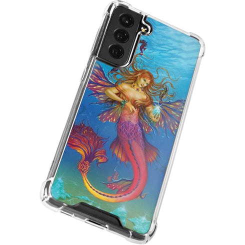 Ed Beard Jr. Mermaid Water Fairy Galaxy S21 FE Clear Case
