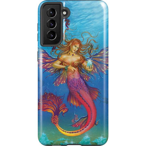 Ed Beard Jr. Mermaid Water Fairy Galaxy S21 FE Pro Case