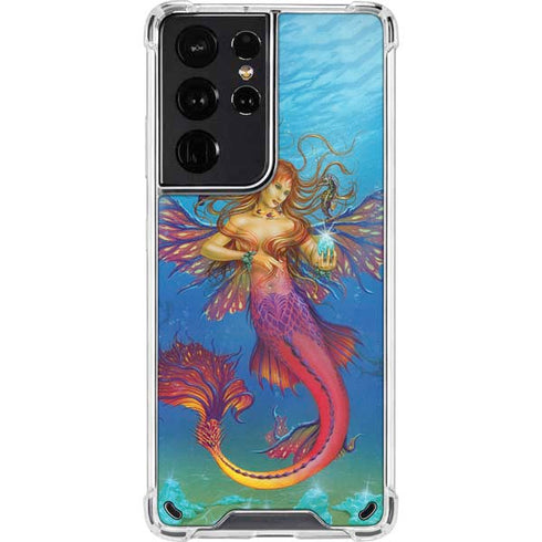 Ed Beard Jr. Mermaid Water Fairy Galaxy S21 Ultra 5G Clear Case