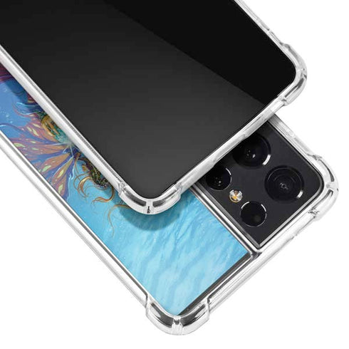Ed Beard Jr. Mermaid Water Fairy Galaxy S21 Ultra 5G Clear Case