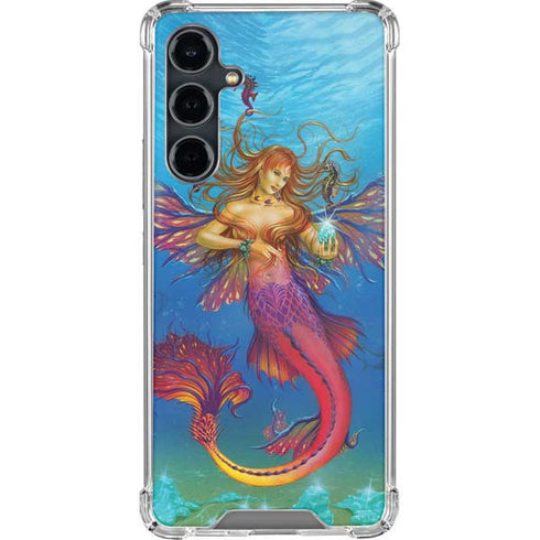 Mermaid Water Fairy by Ed Beard Jr Galaxy S23 FE Clear Case