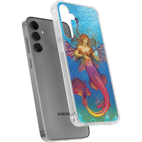 Mermaid Water Fairy by Ed Beard Jr Galaxy S24 Plus Clear Case