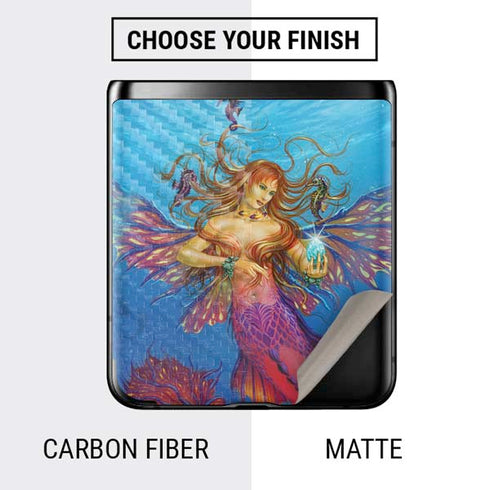 Ed Beard Jr. Mermaid Water Fairy Galaxy Z Flip Skin