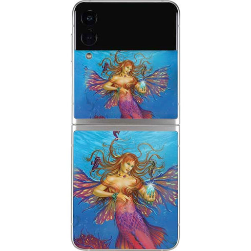 Ed Beard Jr. Mermaid Water Fairy Galaxy Z Flip3 5G Skin