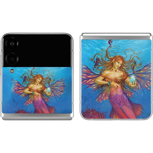 Ed Beard Jr. Mermaid Water Fairy Galaxy Z Flip4 5G Skin