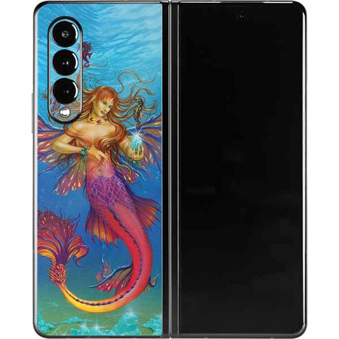 Ed Beard Jr. Mermaid Water Fairy Galaxy Z Fold3 5G Skin