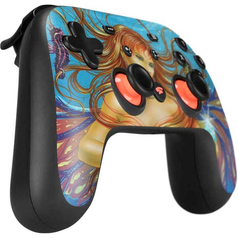 Ed Beard Jr. Mermaid Water Fairy Google Stadia Controller Skin