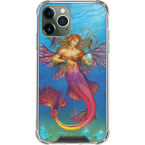 Mermaid Water Fairy by Ed Beard Jr iPhone 11 Pro Max Clear Case