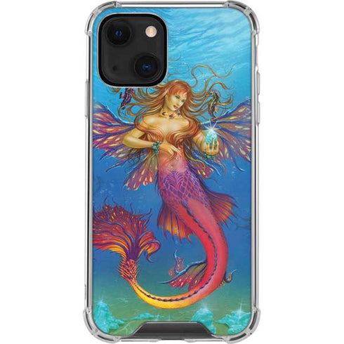 Mermaid Water Fairy by Ed Beard Jr iPhone 15 Plus Clear Case
