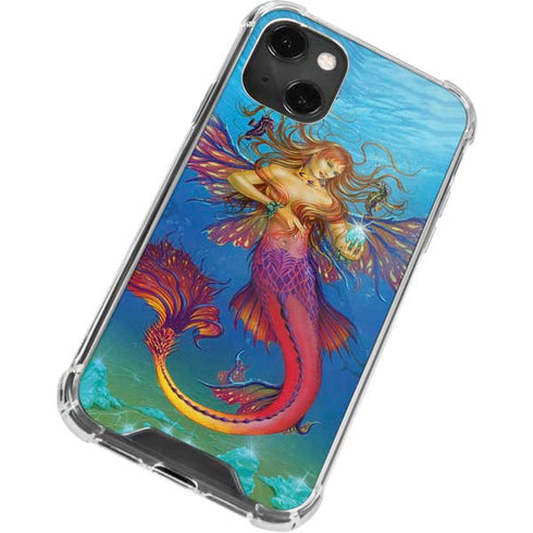 Mermaid Water Fairy by Ed Beard Jr iPhone 15 Plus Clear Case