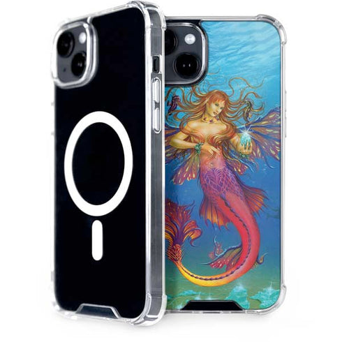 Mermaid Water Fairy by Ed Beard Jr iPhone 15 Plus MagSafe Case