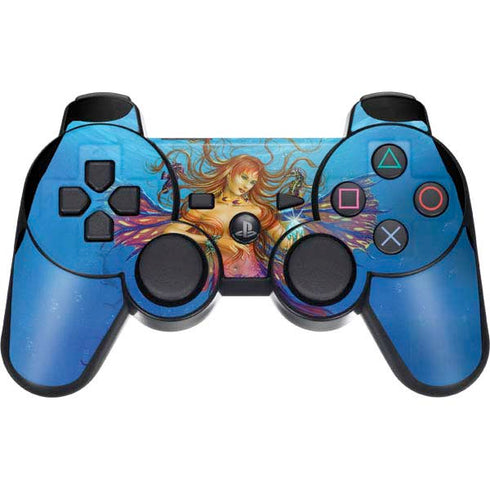 Ed Beard Jr. Mermaid Water Fairy PS3 Dual Shock wireless controller Skin