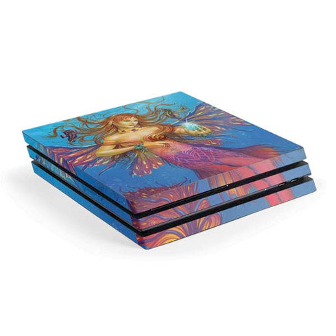 Ed Beard Jr. Mermaid Water Fairy PS4 Pro Console Skin