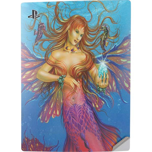 Ed Beard Jr. Mermaid Water Fairy PS5 Digital Edition Console Skin