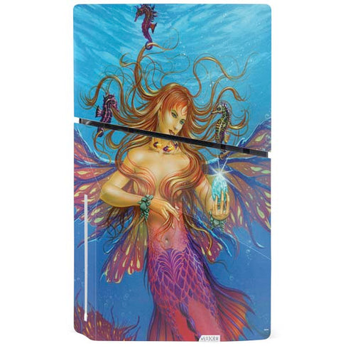 Mermaid Water Fairy by Ed Beard Jr PS5 Slim Disk Bundle Skin