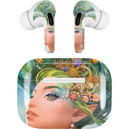 Mermaid with Sea Stars in Her Hair by Ivy Dolamore AirPods Pro 2nd Gen Skin